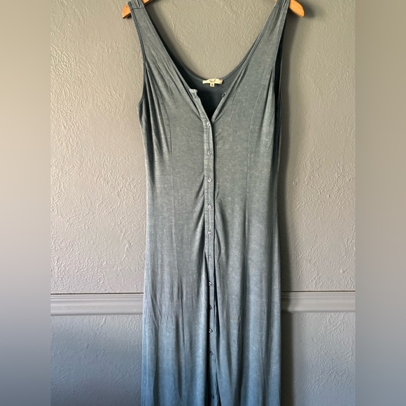 Easel | Maxi | Tank | Button-Up | Greenish Blue | Breezy | Dress | M 🌿💨 - Picture 11 of 11